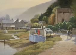 Old Craft, Porlock Weir Giclee Prints by Barry Watkin
