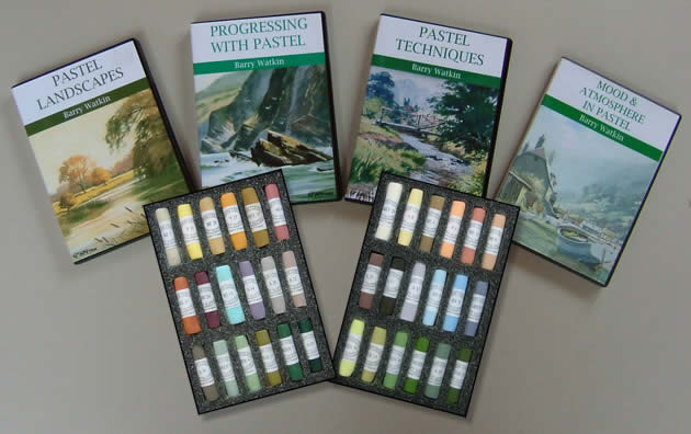 Barry Watkins DVDs and Pastel Sets